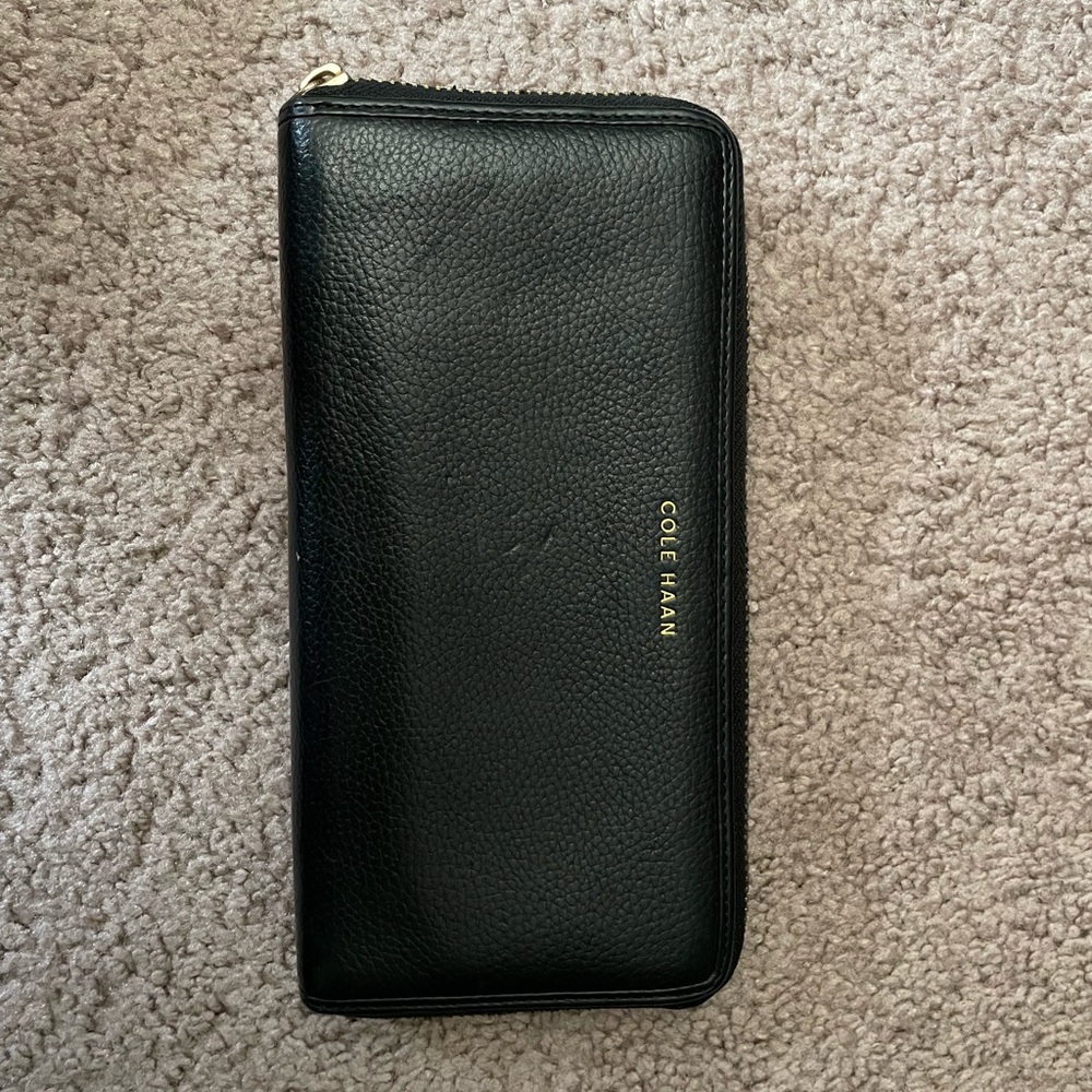 Cole Haan Black Leather Wallet